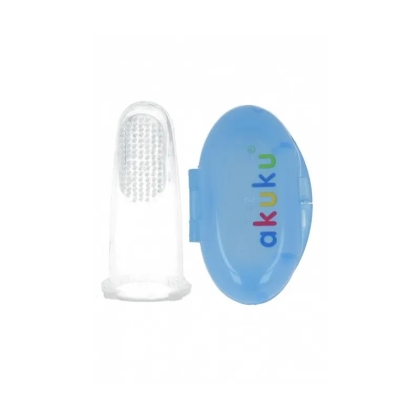 Akuku silikoninis dantų šepetėlis su dėžute, A0263