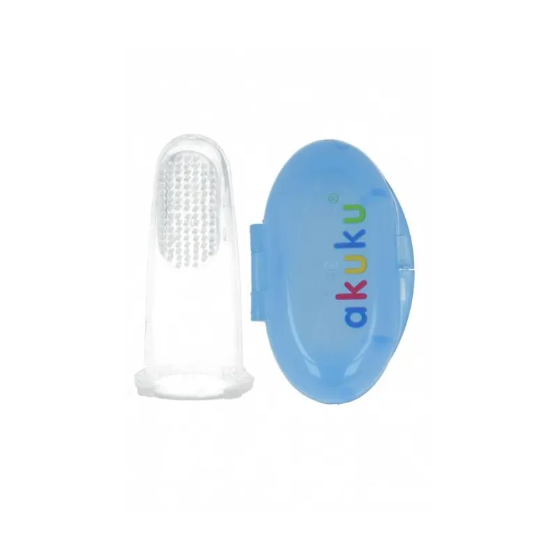 Akuku silikoninis dantų šepetėlis su dėžute, A0263 Akuku silikoninis dantų šepetėlis su dėžute, A0263