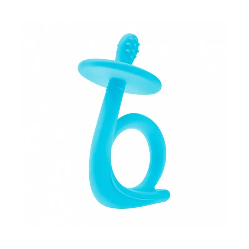 Akuku silikoninis kramtukas SNAIL, guminis masažuoklis, A0114 BLUE Akuku silikoninis kramtukas SNAIL, guminis masažuoklis, A0114 BLUE