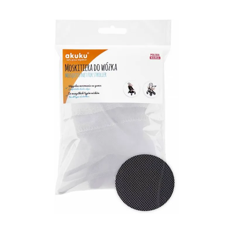 Akuku universalus tinklelis nuo vabzdžių vežimėliui, A0445-WHITE Akuku universalus tinklelis nuo vabzdžių vežimėliui, A0445-WHITE