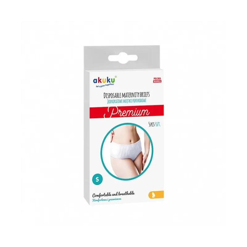 Akuku vienkartinės kelnaitės po gimdymo, Premium, Dydis XL, 5 pcs, A0552 Akuku vienkartinės kelnaitės po gimdymo, Premium, Dydis XL, 5 pcs, A0552