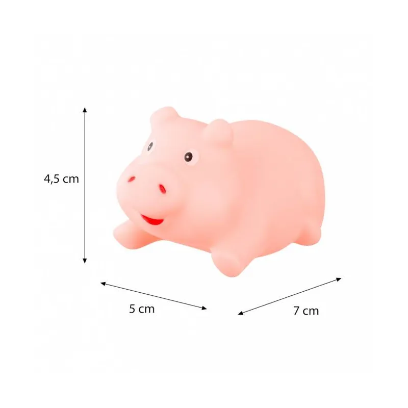 Akuku vonios žaislų rinkinys Naminiai gyvūnai 4 vnt., A0168 Akuku vonios žaislų rinkinys Naminiai gyvūnai 4 vnt., A0168