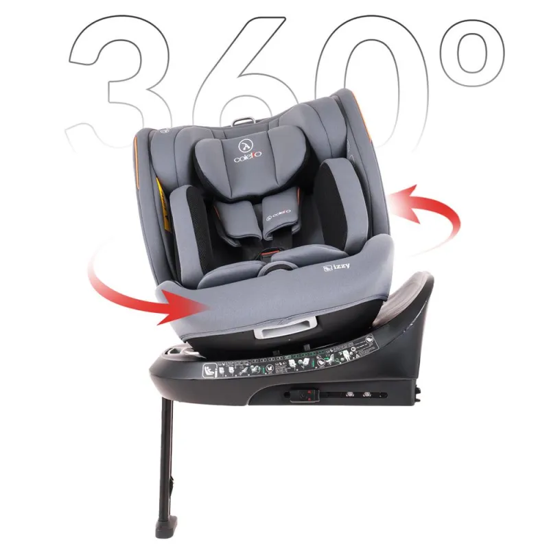 Autokėdutė Coletto Izzy I size 0 36 kg. 360., Green Autokėdutė Coletto Izzy I size 0 36 kg. 360., Green