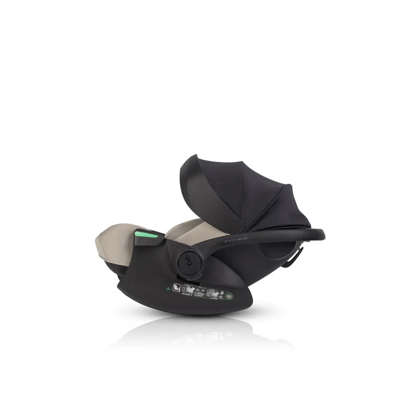 Pasisukanti, gulima autokėdutė su isofix baze Easy go Buz Pro Xtd I size 0 13, Taupe Pasisukanti, gulima autokėdutė su isofix baze Easy go Buz Pro Xtd I size 0 13, Taupe