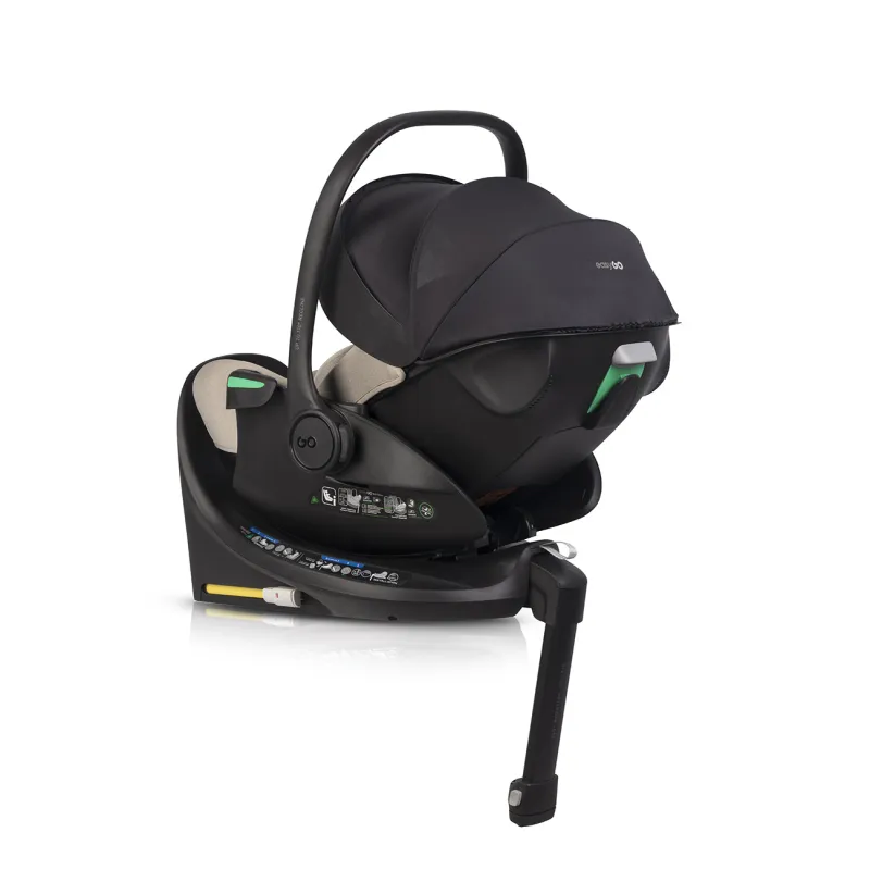 Pasisukanti, gulima autokėdutė su isofix baze Easy go Buz Pro Xtd I size 0 13, Taupe Pasisukanti, gulima autokėdutė su isofix baze Easy go Buz Pro Xtd I size 0 13, Taupe