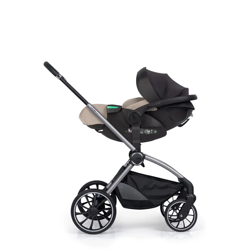 Pasisukanti, gulima autokėdutė su isofix baze Easy go Buz Pro Xtd I size 0 13, Taupe Pasisukanti, gulima autokėdutė su isofix baze Easy go Buz Pro Xtd I size 0 13, Taupe