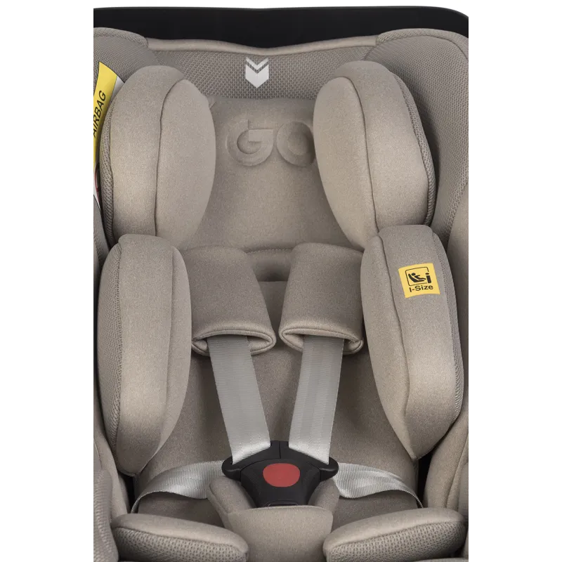 Pasisukanti, gulima autokėdutė su isofix baze Easy go Buz Pro Xtd I size 0 13, Taupe Pasisukanti, gulima autokėdutė su isofix baze Easy go Buz Pro Xtd I size 0 13, Taupe