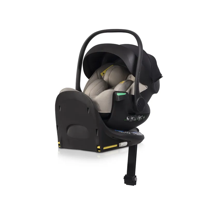 Pasisukanti, gulima autokėdutė su isofix baze Easy go Buz Pro Xtd I-size 0-13, Taupe Pasisukanti, gulima autokėdutė su isofix baze Easy go Buz Pro Xtd I-size 0-13, Taupe
