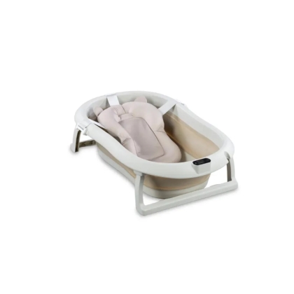 Sulankstoma vonia Bath & Care su termometru, Beige