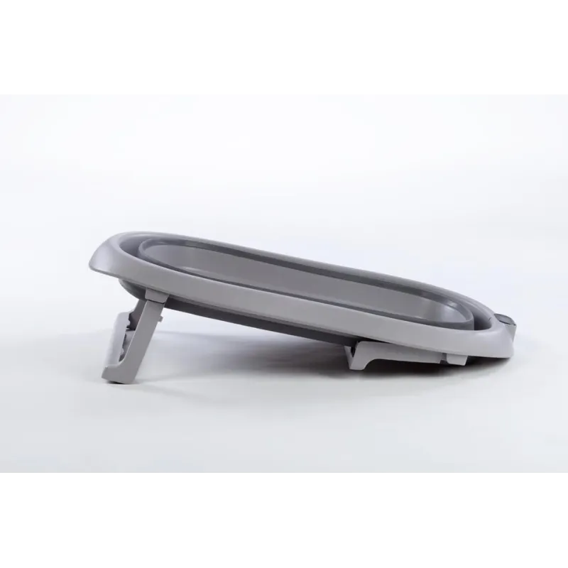 Sulankstoma vonia Bath & Care su termometru ir gultuku, Dark grey Sulankstoma vonia Bath & Care su termometru ir gultuku, Dark grey