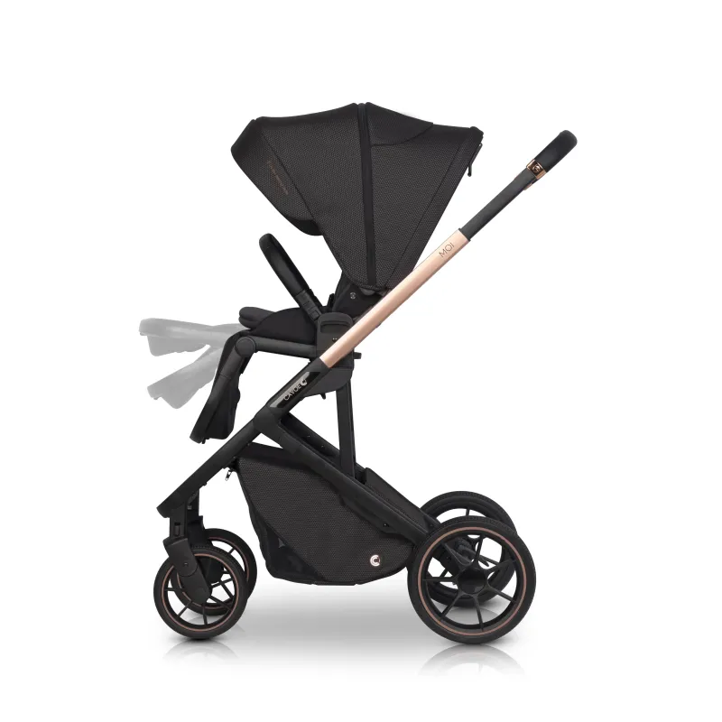 Universalus 2in1 vežimėlis Cavoe Moi+, Meteorite Universalus 2in1 vežimėlis Cavoe Moi+, Meteorite