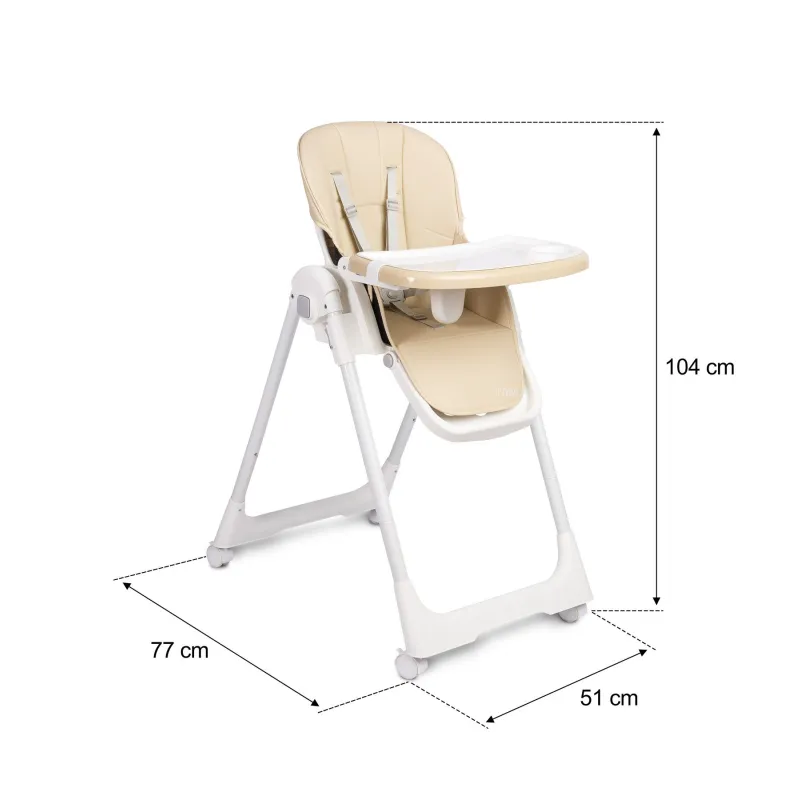 Maitinimo kėdutė Caretero Megalo, Beige Maitinimo kėdutė Caretero Megalo, Beige