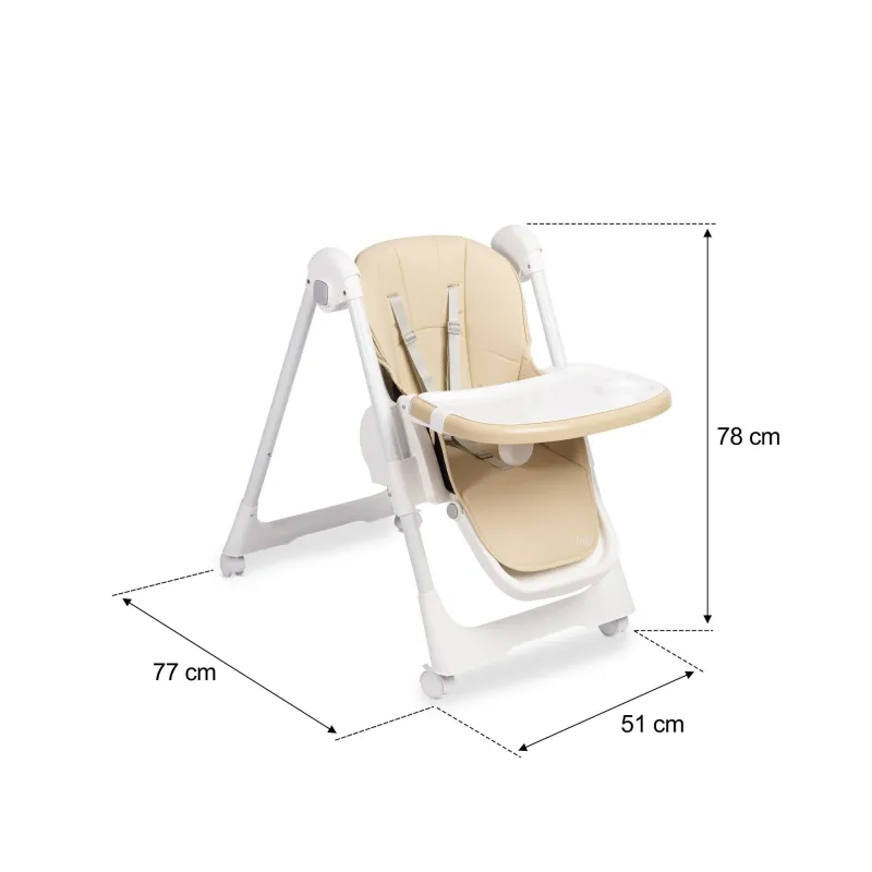 Maitinimo kėdutė Caretero Megalo, Beige Maitinimo kėdutė Caretero Megalo, Beige