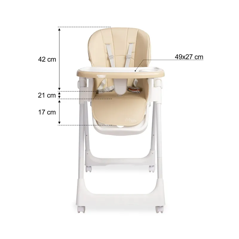 Maitinimo kėdutė Caretero Megalo, Beige Maitinimo kėdutė Caretero Megalo, Beige